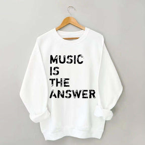 Retro Music is the Answer Sweatshirt