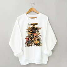 Retro Goblincore Mushroom Dark Cottagecore Sweatshirt