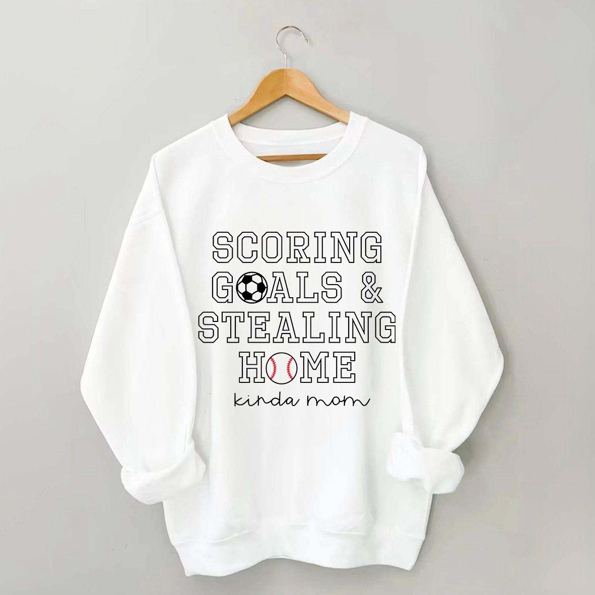 Soccer And Baseball Mama Sweatshirt