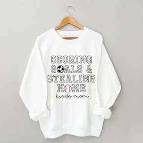 Soccer And Baseball Mama Sweatshirt