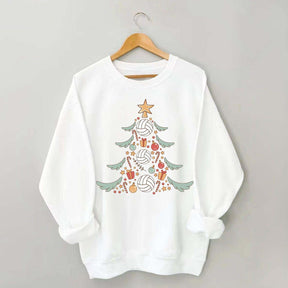 Volleyball Christmas Mom Holiday Sweatshirt