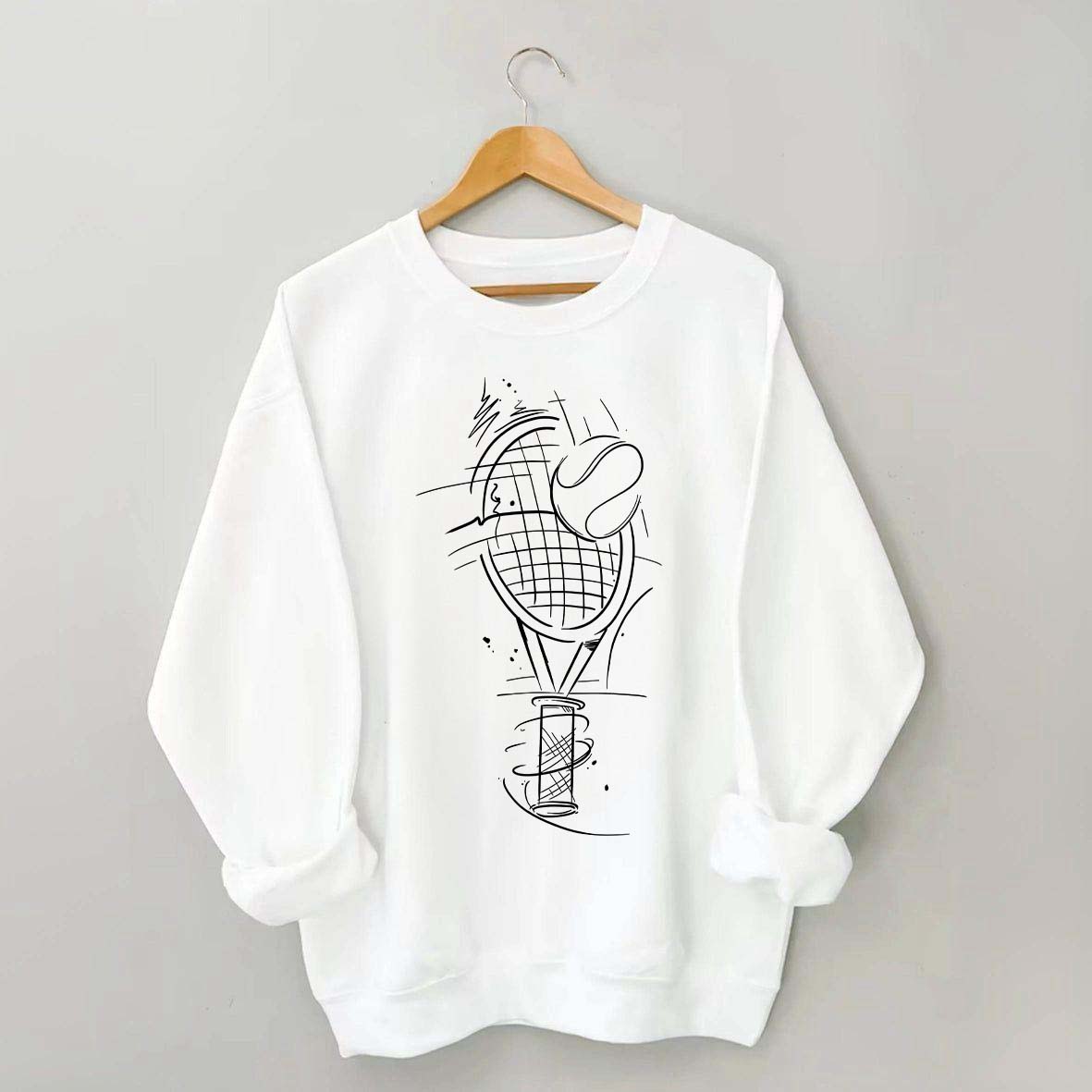 Minimalist Tennis Lover Sweatshirt