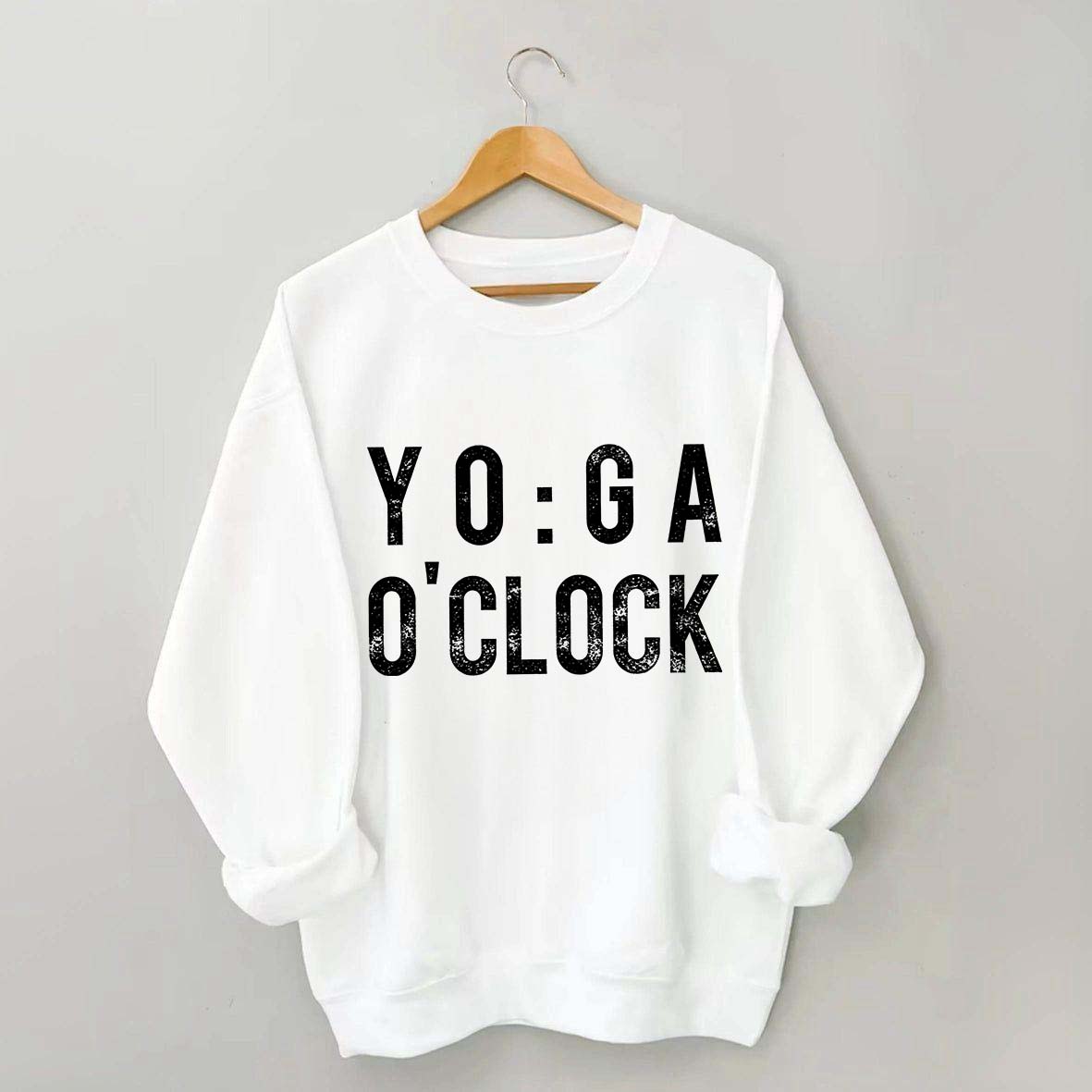 Yoga O'clock Funny Sweatshirt