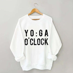 Yoga O'clock Funny Sweatshirt