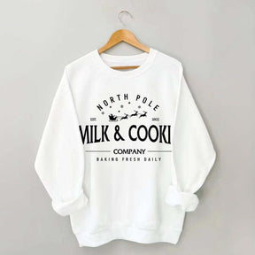 North Pole Milk and Cookie Co Sweatshirt