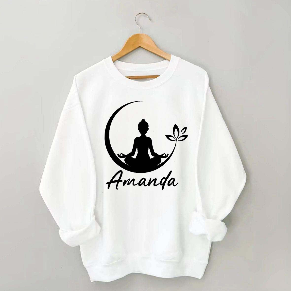 Personalized Yoga Name Sweatshirt