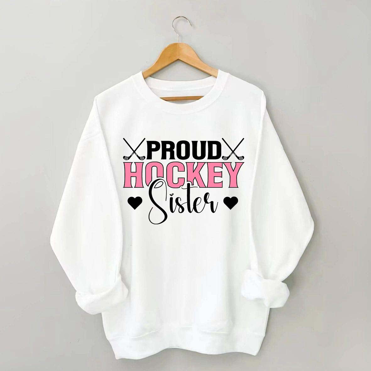 Ice Hockey Girl Motivational Sweatshirt