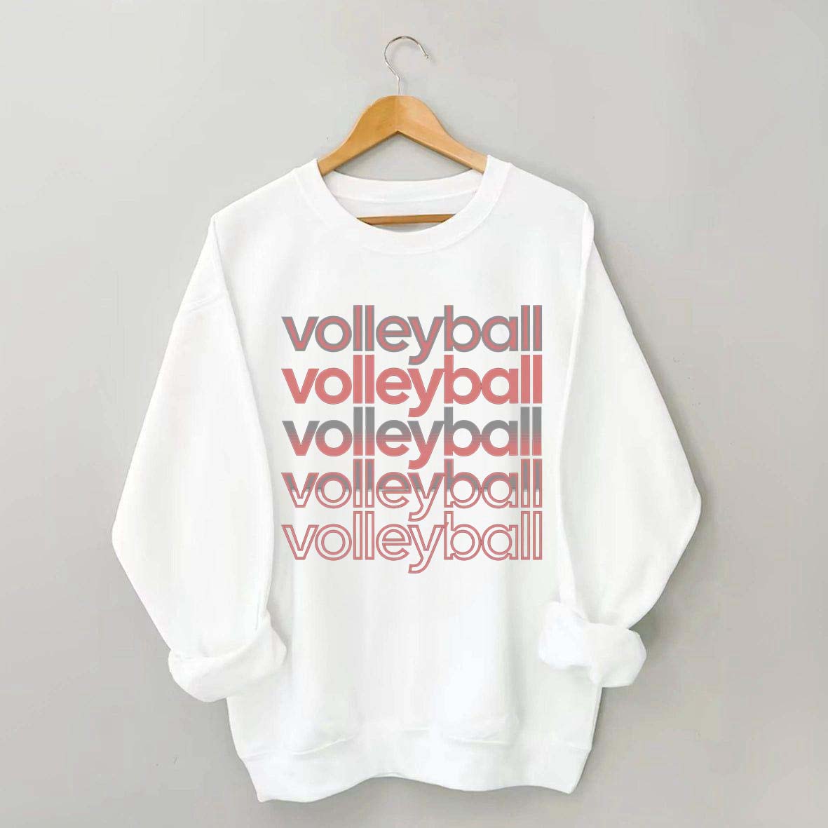 Cute Volleyball Retro Sweatshirt