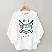 Custom Family Ski Vacation Sweatshirt