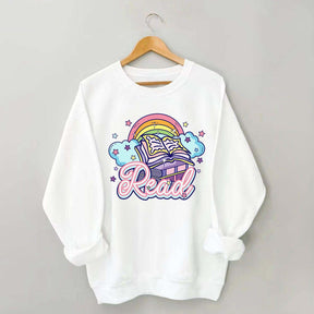 Rainbow School Book Lover Sweatshirt