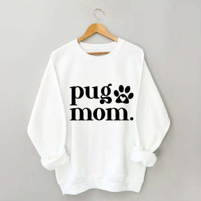 Pug Mom Minimalist Sweatshirt