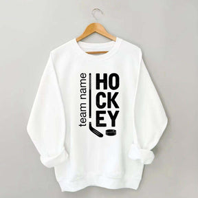 Personalized Hockey Mom Team Name Sweatshirt