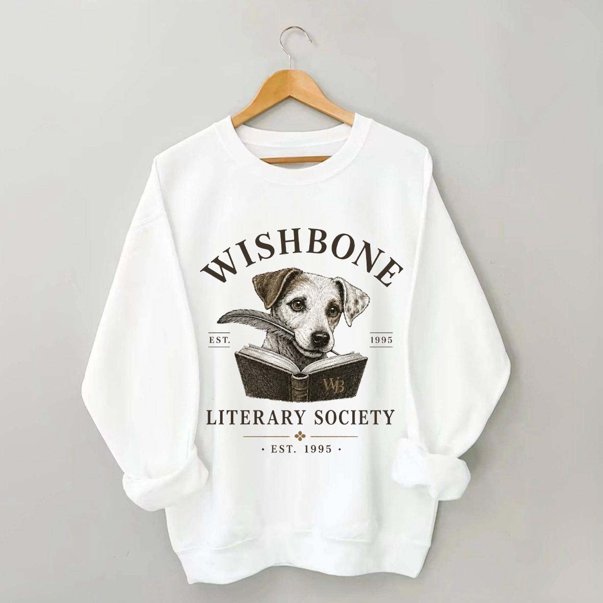 Wishbone Literary Society Nostalgia Dog Sweatshirt