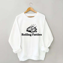 Cute Rolling Fatties Cat Sweatshirt