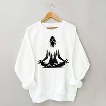 Yoga Pose Forest Sweatshirt