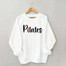 Pilates Red Heart Sweatshirt