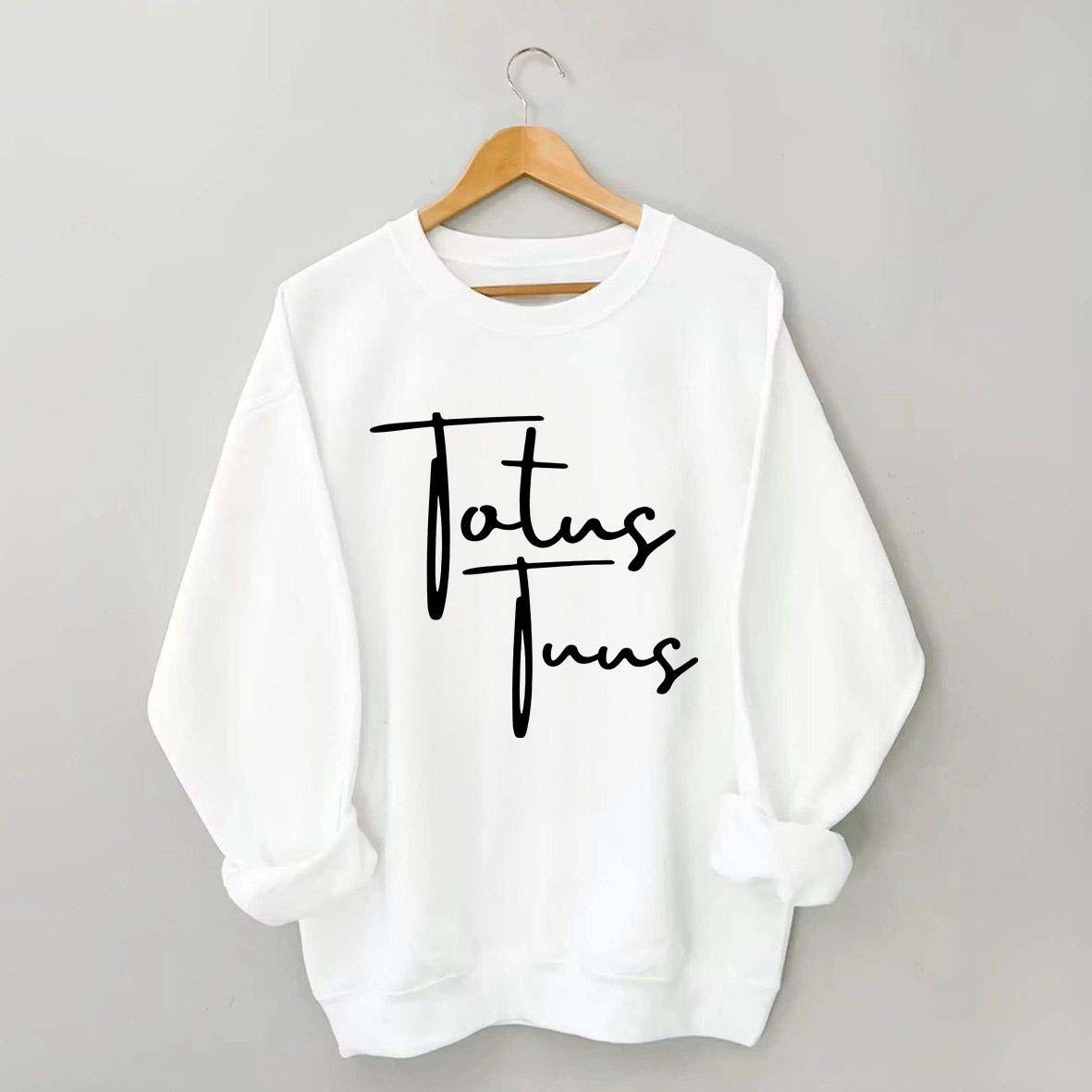Totus Tuus Minimalist Catholic Sweatshirt