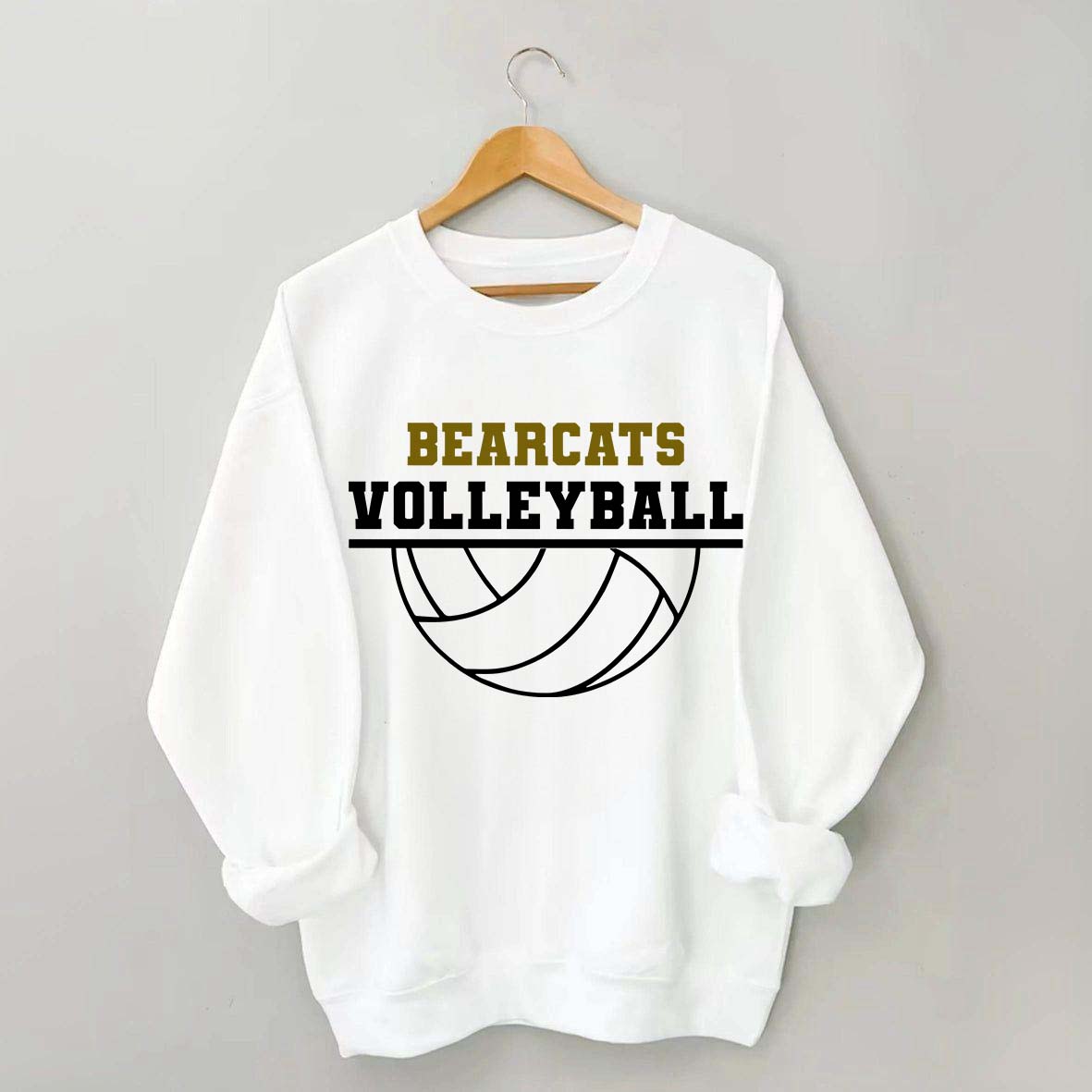Custom Your Text Volleyball Sweatshirt