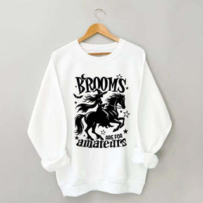 Funny Witch Riding Horse Sweatshirt