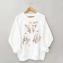Retro Ghost Boo Sweatshirt