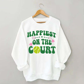 Happiest on The Court Sweatshirt