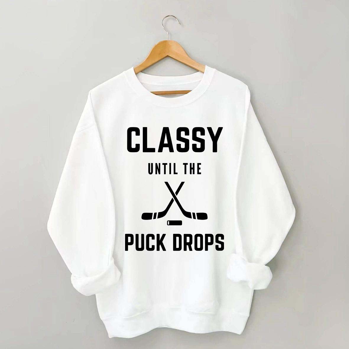 Classy Hockey Mom Sweatshirt