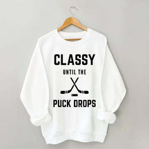 Classy Hockey Mom Sweatshirt