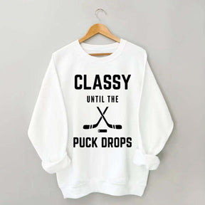 Classy Hockey Mom Sweatshirt