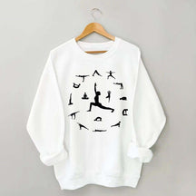 Yoga Poses Sweatshirt