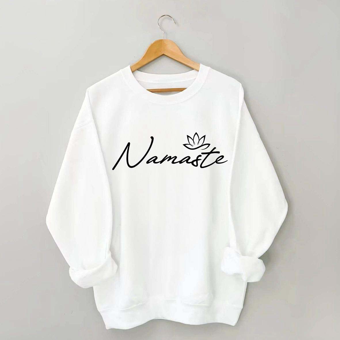 Namaste Yoga Meditation Flower Sweatshirt
