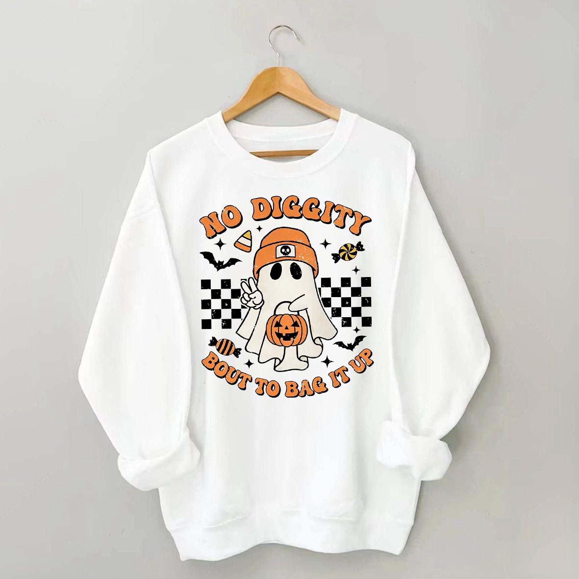 Funny No Diggity Bout To Bag It Up Sweatshirt