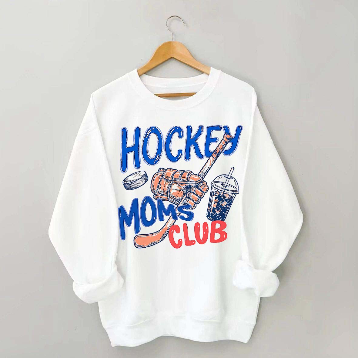 Funny Hockey Mom Club Sweatshirt