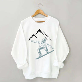 Funny Snowboarder Gifts Sweatshirt
