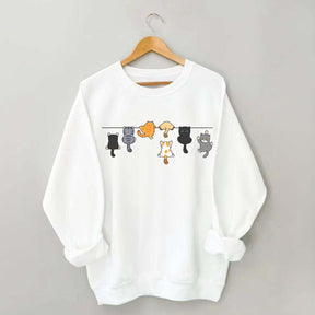 Cat Peeking Lover Sweatshirt