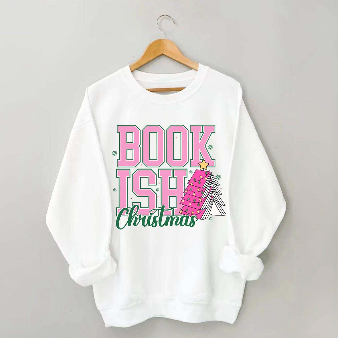 Bookish Christmas Cute Sweatshirt
