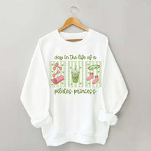 Pilates Princess Preppy Fitness Girl Sweatshirt