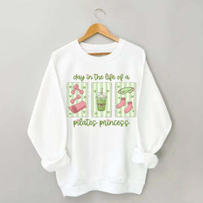 Pilates Princess Preppy Fitness Girl Sweatshirt