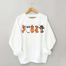 Cute Wiener Dog Halloween Dachshund Sweatshirt