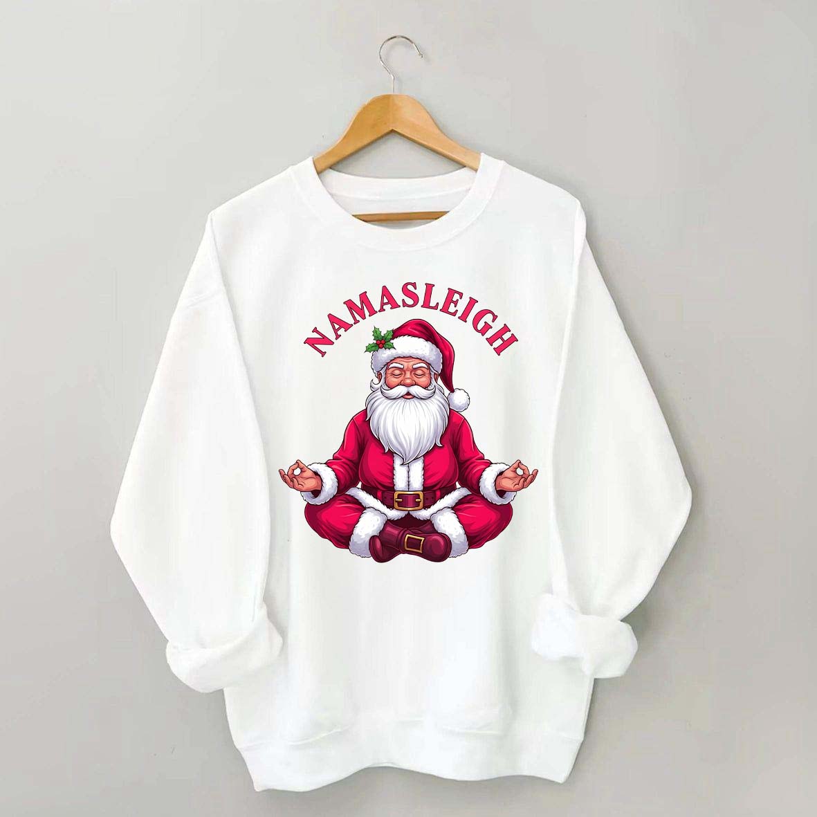 Namasleigh Santa Sweatshirt
