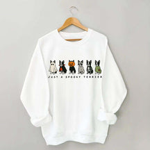 Spooky Boston Terrier Halloween Sweatshirt