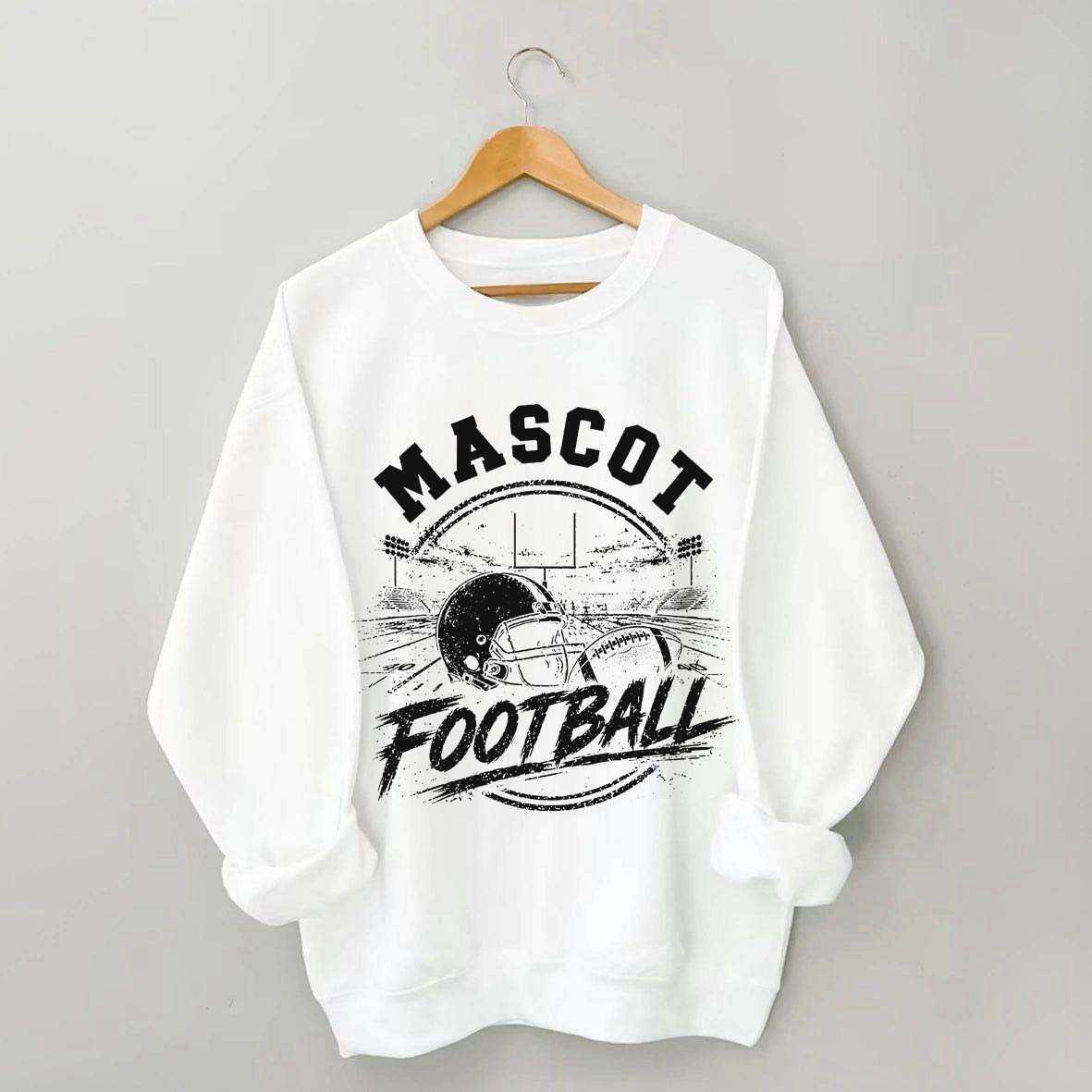 Custom Football Mascot Template Sweatshirt