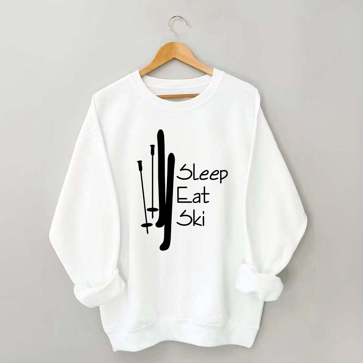 Sleep Eat Ski Sweatshirt