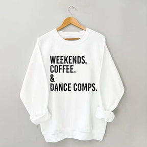 Retro Weekends Coffee and Dance Sweatshirt