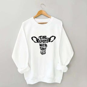 Farm Girl Cow Life Sweatshirt
