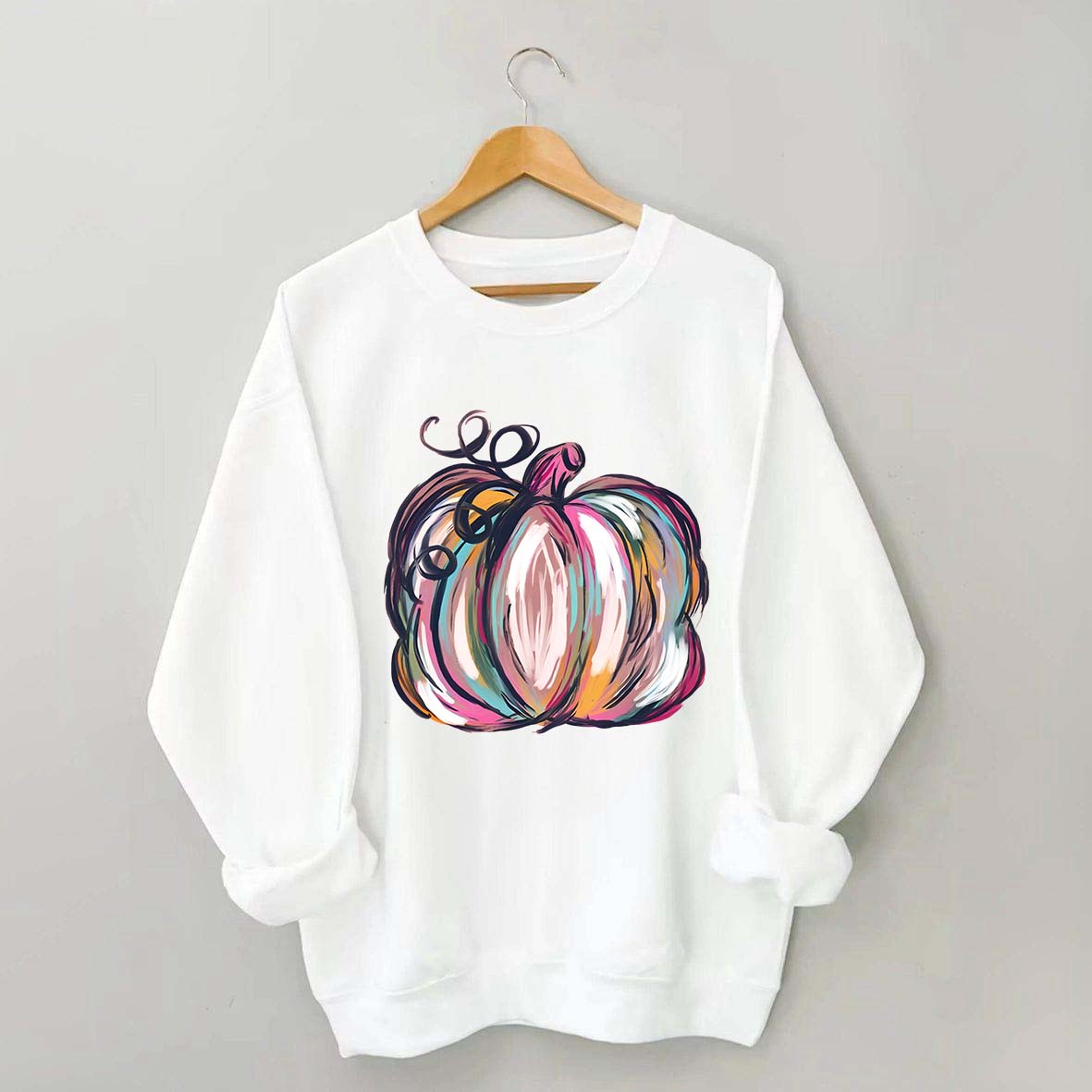 Watercolor Pumpkin Sweatshirt