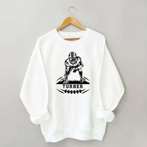 Custom Football Player Game Day Sweatshirt