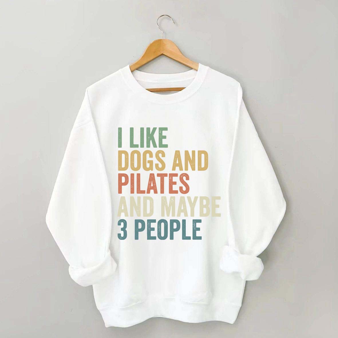 I Like Dogs And Pilates And Maybe 3 People Sweatshirt