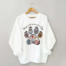 All You Need Is Love And A Dog Floral Sweatshirt