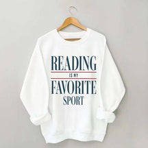 Reading Is my Favorite Sport Sweatshirt