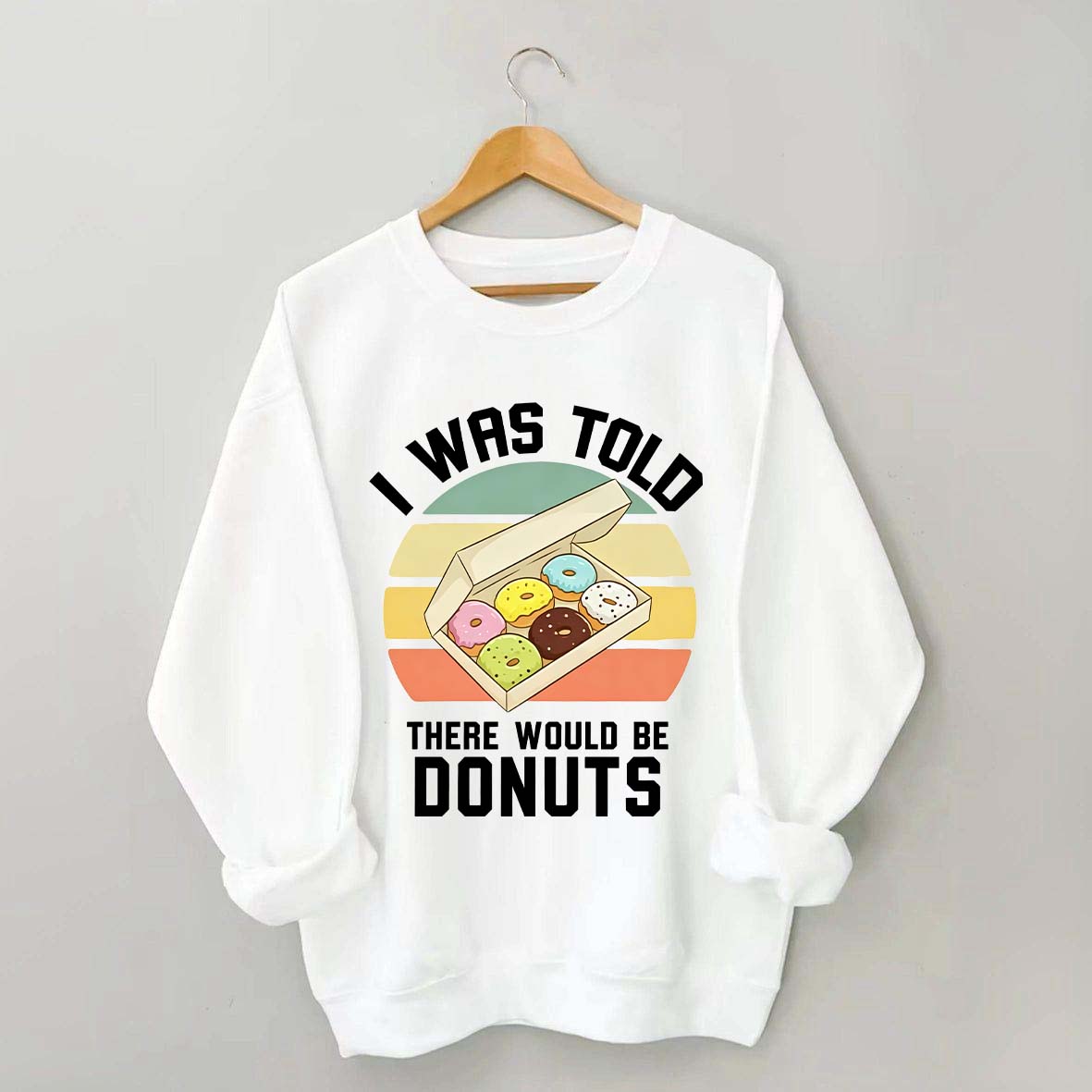 Retro Donut Lover Sweatshirt